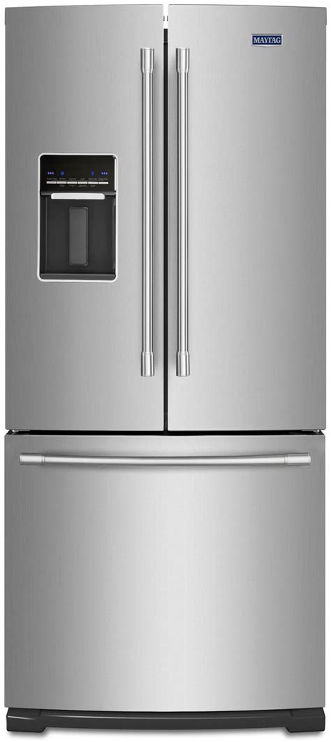 Maytag® 197 Cu Ft Fingerprint Resistant Stainless Steel French Door Refrigerator Colders