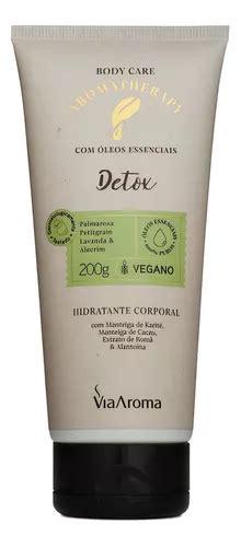 Hidratante Corporal Natural E Vegano Via Aroma G Fragr Ncia Detox