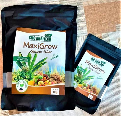 CHC AGRITECH MAXIGROW NATURAL FOLIAR JAPANESE TECHNOLOGY 1KG Lazada PH