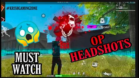 Free Fire 🔥😱 Op One Tap Headshots And Drag Shots Noobda Gaming