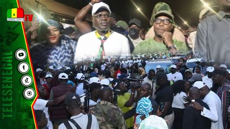 Campagne Lectorale Khalifa Sall Accueillit Par Une Foule Immonde