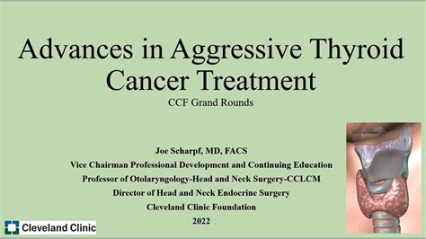 Advances In Aggressive Thyroid Cancer Treatment Graphic YouTube