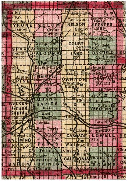 Kent County Township Map