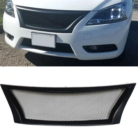 For Nissan Sentra Front Grille Honeycomb Style Grill