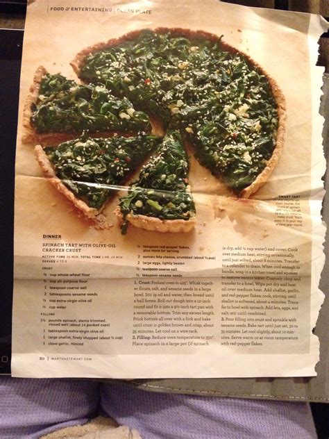 Spinach Tart With Olive Oil Cracker Crust Spinach Tart Entertaining Dinner Olive Oil Crackers