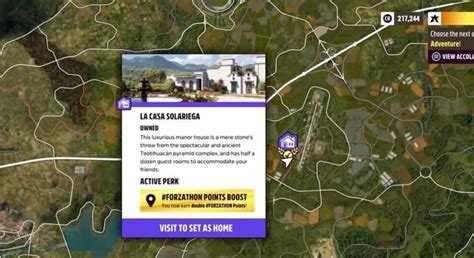 Forza Horizon Guide Des Emplacements Des Maisons Du Joueur Tseret