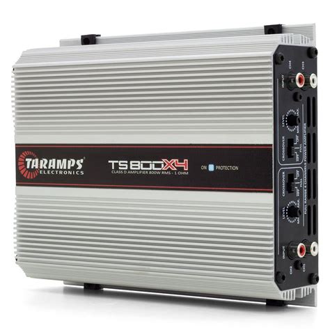 Módulo Amplificador Taramps TS800x4 800W RMS 4 canais Shop Prático