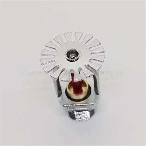 Standard Response 68 Degree Red Color Glass Bulb Pendent Fire Sprinkler Fire Sprinkler And