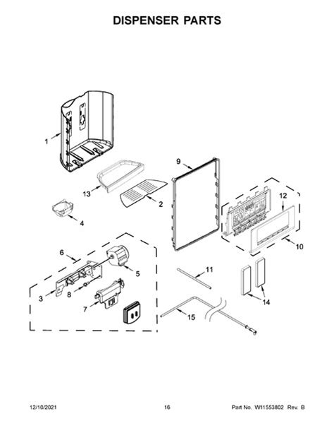 Whirlpool Wrs Cihz Parts List Coast Appliance Parts