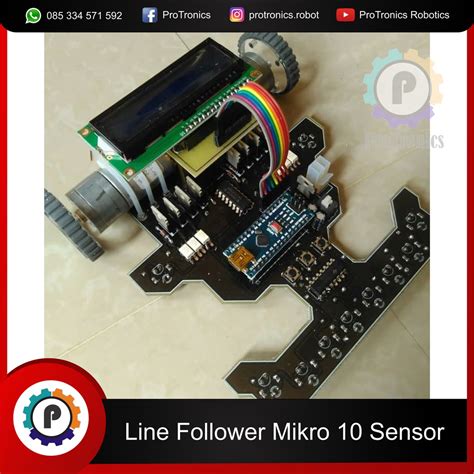 Jual Robot Line Follower Tracer Mikro Arduino 10 Sensor Standard