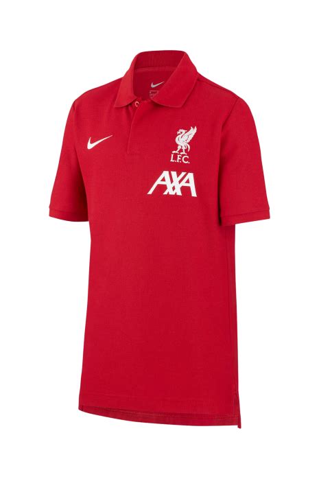 Football Shirt Nike Liverpool Fc Polo Junior Red R Gol