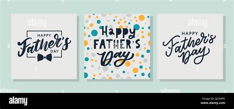 Happy Father s Day Calligraphy greeting card. Vector illustration Stock ...