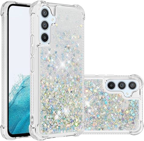 Estojo para smartphone Capa Glitter Compatível Samsung Galaxy A54