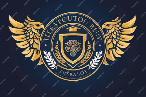 Premium Photo School Crest Logo Template