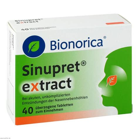 Sinupret Extract Berzogene Tabletten St Preisvergleich Pzn