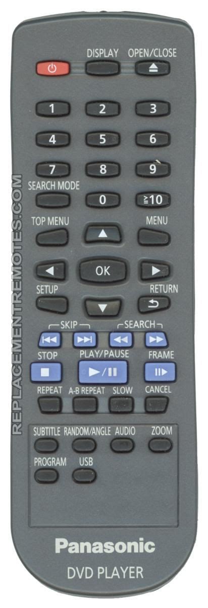 Buy Panasonic N Qaya Dvd Player Dvd Remote Control