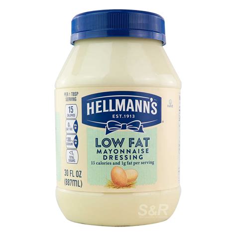 Hellman S Low Fat Mayonnaise Dressing Ml