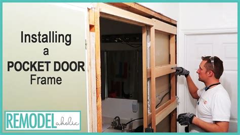 Installing a Pocket Door Frame in an Existing Wall | Pocket doors ...