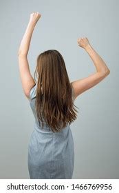 Back View Nude Woman Long Hair Foto Stock 745479862 Shutterstock