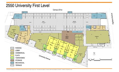 Building Floorplans - 2550 University