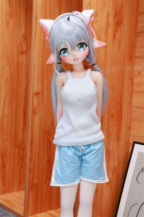 Yukiko 2ft8 85cm Tiny Anime Sex Doll With PVC Head US Warehouse