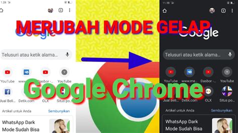 Cara Membuat Tampilan Mode Gelap Di Google Chrome YouTube