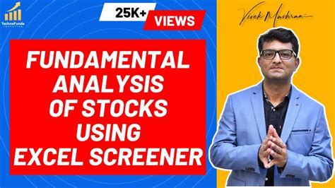 Fundamental Analysis Of Stocks Excel Template Tutorial Youtube