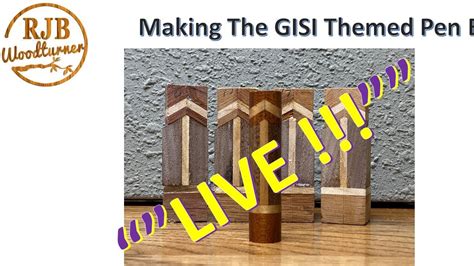 My Process Making The Gisi Themed Pen Blank Youtube