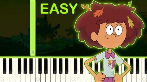 Amphibia Easy Piano Tutorial Youtube