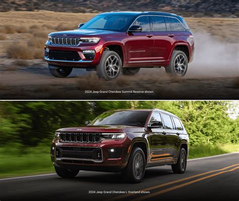 2024 Jeep Grand Cherokee Vs Jeep Grand Cherokee L Compared