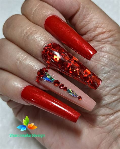 7 Red Coffin Nail Designs To Get For Your Parties In 2023