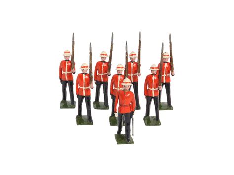 10517 Vintage W Britains Military Lead Toy Soldiers Regiment 8