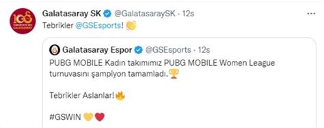 Galatasaray Espor Pubg Mobile Women Leaguede şampiyon Oldu Haberler