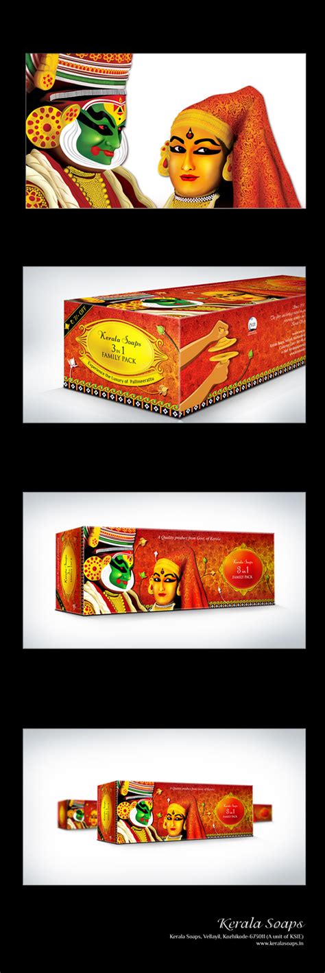 Kerala Soaps Packaging Design Behance