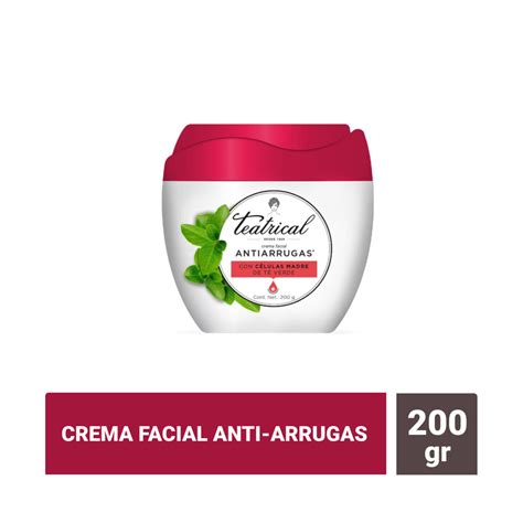 Teatrical Crema Facial Antiarrugas 200 G Farmacias Ahumada