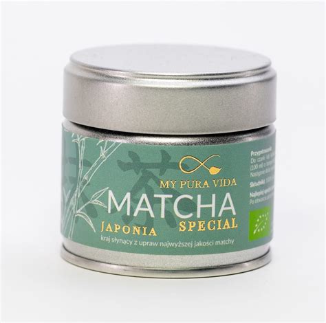 Herbata Zielona Matcha Special Japo Ska Bio G My Pura Vida Sklep