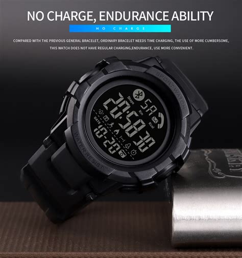 Skmei Smart Watch With Heart Rate Monitor Multifunction Pedometer