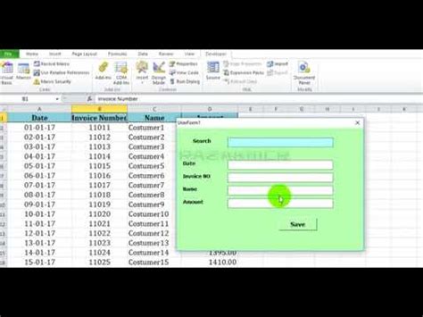 Worksheet Data Edit From Userform EXcell VBA360p YouTube