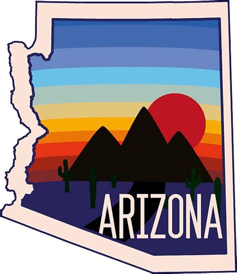 Arizona Sticker Stickers By Jaggre Redbubble