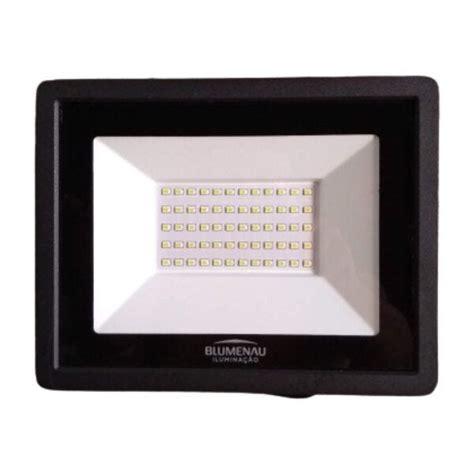 Refletor LED Tech 50W Bivolt 3000K Branco Quente IP65 Blumenau