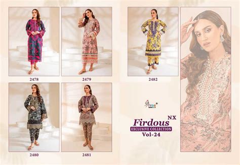 Shree Fabs Firdous Exclusive Collection Vol Nx Cotton Chiffon Salwar