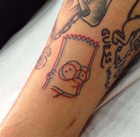 Tatuaje Subido A Tattoofilter Tatuaje De Los Simpsons Tatuaje De Porn