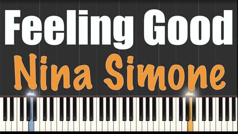 Feeling Good Nina Simone Piano Tutorial Chords Chordify