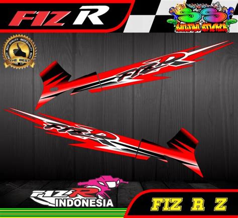 Stiker Variasi Streaping Decal List Motor YAMAHA FIZ R ZET Lazada