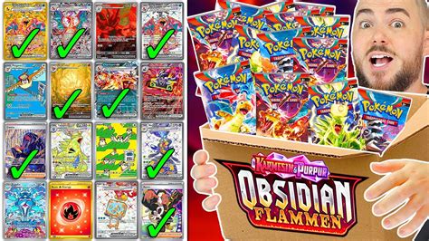 Wir Ziehen ALLE NEUEN Pokemon Obsidian Flammen KARTEN YouTube