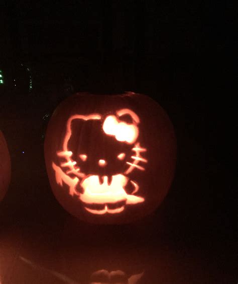 Hello Kitty Jack O Lantern