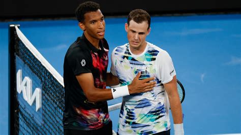 Internationaux Daustralie Félix Auger Aliassime Et Denis Shapovalov