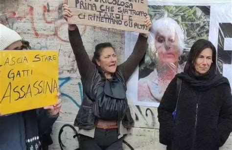 Serial killer dei gatti è tornata cittadini in protesta