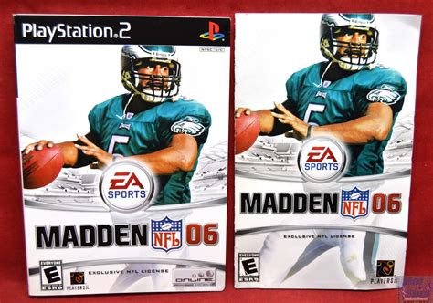 Hot Spot Collectibles And Toys Madden Nfl 06 Slip Cover And Booklet