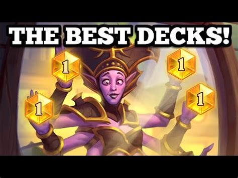 The FIVE BEST Decks To Hit LEGEND In Standard And Wild After The Nerfs